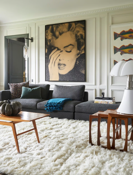 TOISON - Solid-color rectangular wool rug by Toulemonde Bochart - view 3